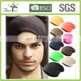 Best quality fashion simple style multi - color custom wholesale knitted woman man beanie hat