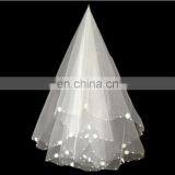 High Quality 1 Layer Tulle 1.5M Bridal Wedding Veils thumbnail-3