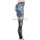 Newest Printed Seamless Tatoo Design Leggings thumbnail-6