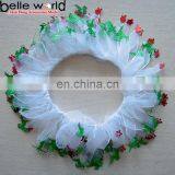 DIY Christmas Pet Accessory Santa White Tulle Dog Collar With Deer thumbnail-1