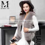 2017 Fashionable Women Real Fur Sleeveless Coat Women Genuine Fox Fur Vest thumbnail-5