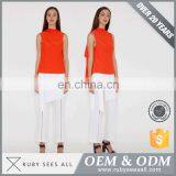 Cheaper Price White Color Women Pants for Women Casual Pants 2017 thumbnail-2