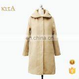 2016 New Arrival Ladies Long Large Lapel Wool Coat thumbnail-1