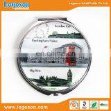 Graceful and Exquisite Ladies Compact Metal Pocket Mirror thumbnail-5