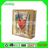Different types charcoal & low cost gift white paper bag printing