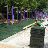 Outdoor Safety Mat Factory Gym Covered With 2.0 cm Green Floor Tiles thumbnail-2
