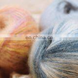 Fluffy Mohair and Acrylic and Wool Blended Fancy Yarn for Knitting thumbnail-6