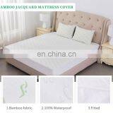 Bamboo Mattress Protector Breathable and Waterproof Mattress Cover Smooth Grip Easy Care thumbnail-3