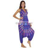 Wholesale Ladies Sexy Loose Drop Crochet R African Print Floral Rompers Clubwear Jumpsuits thumbnail-6