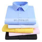 Wholesale Oem Logo No Iron Business Office Mens Button Down Long Sleeve With Chest Pocket Mens Shirts thumbnail-1