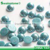 1219L China Flat Back Hotfix Pearl,4mm Round Flat Back Pearl Hotfix,wholesale Hotfix Pearl Flat Back