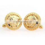 Gold Medusa Greek Mythology Protectres?s Novelty Wedding Mens Cufflinks thumbnail-3