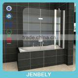 6mm Folding Hinge Bath Shower Screen thumbnail-1