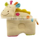 Deer shaped cute plush baby pillow