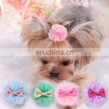 Dog Cat Accessories Pet Cute Hairpin Pet Beds &Amp Accessories Dog Pets Accesories Supplies Hairpin Fashion Bowknot thumbnail-1