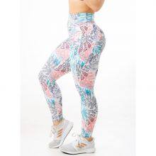 Woman's Ditiga; Printed Capris Activewear Exercise Leggings Designs&Digital&Mesh thumbnail-2