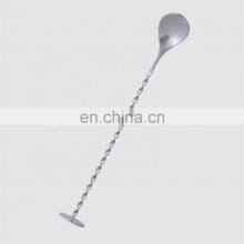Factory Direct Stainless Steel Metal Long Handle Mixing Spoon