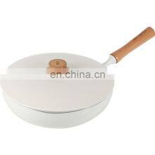Korean Luxury White German Pans Camping Kitchen Pots Cooking Non Stick Cookware Set thumbnail-2