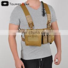 Hot selling  military vest men's military vest canada tactical vest with backpack manufacturer