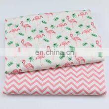 Cotton Twill Printed Fabric Cartoon Flamingo Kindergarten Baby Pure Cotton Bedding Products Fabric thumbnail-3