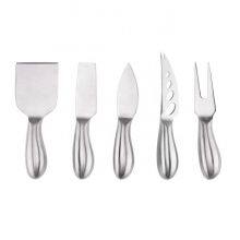 Factory Hot Sale New Design 5pcs Hollow Handle Cheese Knife Sets thumbnail-1