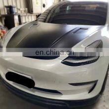 Model 3 GT Style Aluminum Alloy or Carbon Fiber Engine Hood Bonnet For Tesla Model3 thumbnail-2