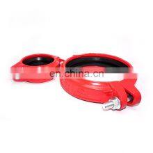 Clamp Pipe Water Supply Pipe Clamp Grooved Ductile Iron Clamp Factory Direct Selling Grey Grooved Clamp thumbnail-2
