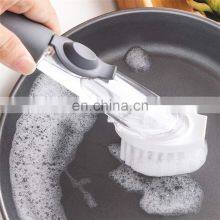 Long Handle Hydraulic Cleaning Kitchen Washing Non-stick Oil Multi-purpose Dish Washing Brush thumbnail-2