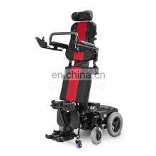 FS129 Knee Support Aluminum Luxury Power Standing Electric Wheelchair for Disabled People thumbnail-2