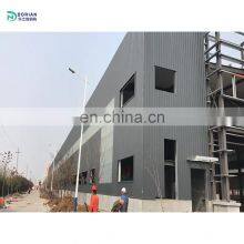 Prefabricated Non-wood Houses Steel Structure Rack Warehouse Pre Engineered Building