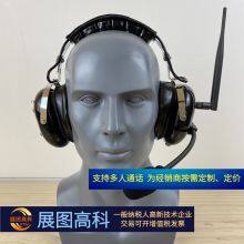 Full Duplex Wireless Intercom Headset Style With a Distance of 1500 Feet thumbnail-2