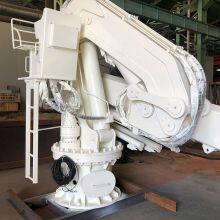 CCS, BV, ABS Approved Marine Ship Telescopic Folding Arm Crane thumbnail-2