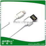 Paypal 1m White 8pin 2.0 Usb Cable for Iphone 5 Wholesale Ios8.0 Date Sync and Charger