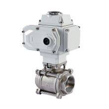 Stainless Steel Electric Three Piece Ball Valve thumbnail-4