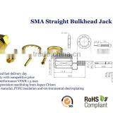 Coax Connectors, Coaxial Cable Connector, RF Connectors, SMA Bulkhead Connector