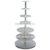 7-tier aluminium cake stand/wedding 7-tier cake stand/metal cake stand