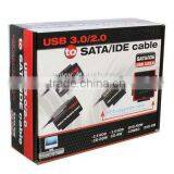 USB 3.0 to SATA Cable 15+7Pin Hard Drive External HDD Adapter