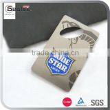 Custom design metal credit card size bottle opener                        
                                                                                Supplier's Choice