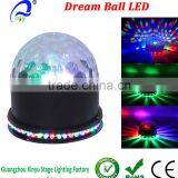 RGB LEDS Sound Actived Mini Rotating Crystal Magic Ball Stage Ceiling Lights for KTV Xmas Party Wedding Show Club Pub Disco DJ