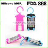 2016 New Design OEM Silicone Cartoon Mobile Phone Holder thumbnail-2