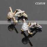 New Arrival Fashion Cufflinks Novelty Golf Design Best Gift For Men Cufflinks Wholesale Retail Gold Silver Metal Golf Cuff Links thumbnail-5