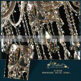 China Wholesalers Modern Pendant Light Cognac LED Crystal Chandelier Big Glass Chandeliers Hanging Lamp Lighting CZ3010/16+8 thumbnail-6