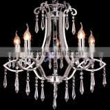 Modern Wrought Iron Metal Crystal Hanging Pendant Lamp Chandelier Light Professional Lighting Fixtures Made in China CZ2090/5