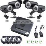 Latest CCTV DVR Kit 4x480TVL NTSC CCD Outdoor Home Security CCTV Camera System thumbnail-2