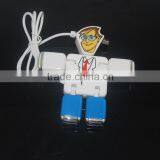 Man Shaped 4 Ports Usb 2.0 Hub Driver High Speed Mini 2.0 Version 4 Port USB Hub thumbnail-3