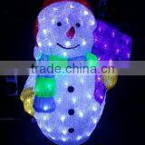 Hot Led Sculpture Light Led Motif Light Snowman Light for Street Square Decoration