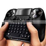 Propshiping Black Bluetooth Mini Wireless Chatpad Message Keyboard for Sony Playstation 4 PS4 Controller Gmaepad