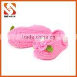 Good Quality Cheap Soft Crochet Baby Shoes Free thumbnail-3