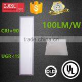 UL DLC AC100-277V 40W Ceiling Suspended Recessed LED Panel Light Office Salon 1*4FT thumbnail-1
