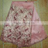 Latest African Design Sequins Raw Silk George Fabrics for Women Dress thumbnail-2